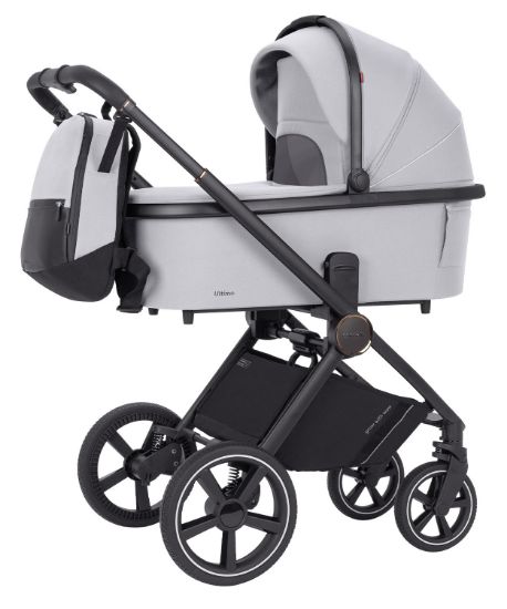 Изображение МОДУЛЬНАЯ КОЛЯСКА CARRELLO ULTIMO 6518 2 В 1  с регулировкой высоты/ черная рама