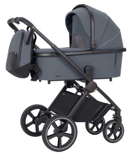 Изображение МОДУЛЬНАЯ КОЛЯСКА CARRELLO ULTIMO 6518 3 В 1  с регулировкой высоты/ черная рама