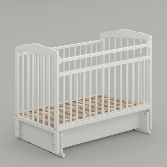 Изображение ДЕТСКАЯ КРОВАТКА ДЖОВАННИ МАЯТНИК ВЫСТАВОЧНЫЙ ОБРАЗЕЦ САМОВЫВОЗ