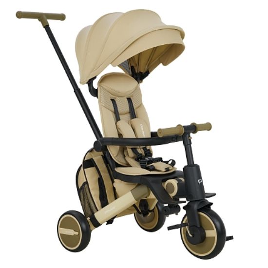 Изображение ТРЕХКОЛЕСНЫЙ ВЕЛОСИПЕД С РОДИТЕЛЬСКОЙ РУЧКОЙ PITUSO LEVE PRO 2026 С СУМКОЙ